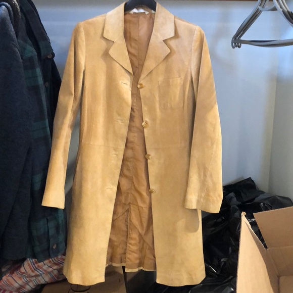 Vintage Jackets & Blazers - HOST PICK 🌟 Vintage 1970s Genuine Suede Overcoat